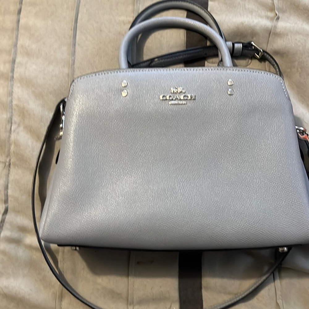 Baby blue Coach bag